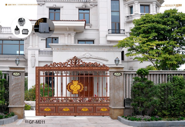 桂豐鋁藝豪華庭院大門GF-M011